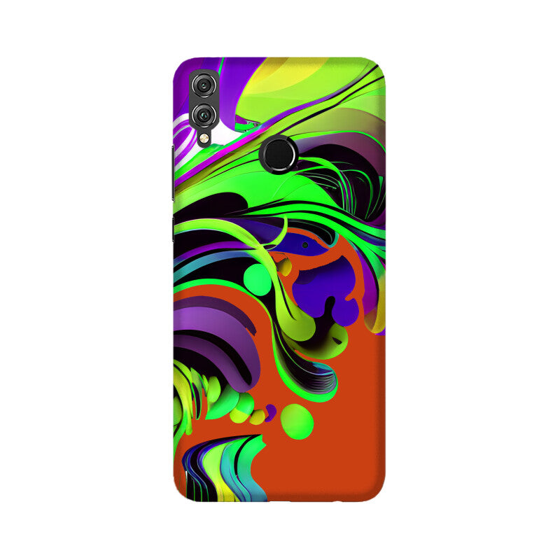 JOVIN-MV Huawei Sublimation Phone Case In Orange Floral All Models