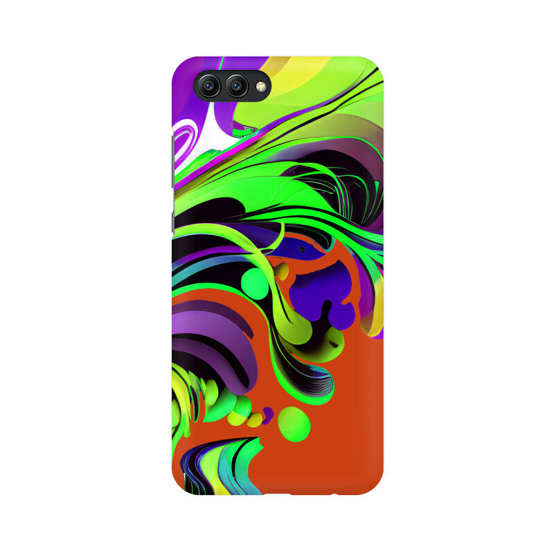 JOVIN-MV Huawei Sublimation Phone Case In Orange Floral All Models
