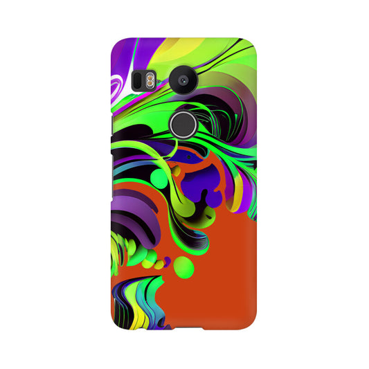 JOVIN-MV LG Sublimation Phone Case In Orange Floral All Models