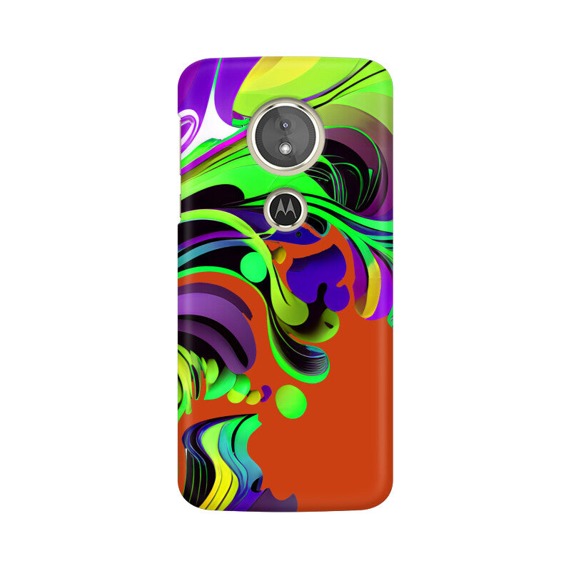 JOVIN-MV Moto Sublimation Phone Case In Orange Floral All Models