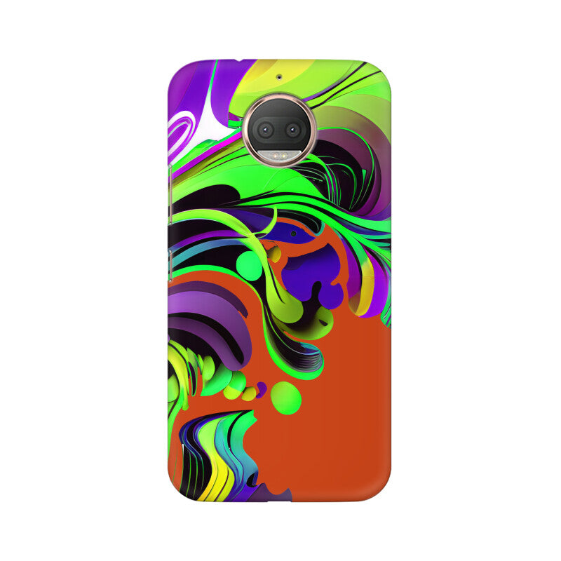 JOVIN-MV Moto Sublimation Phone Case In Orange Floral All Models