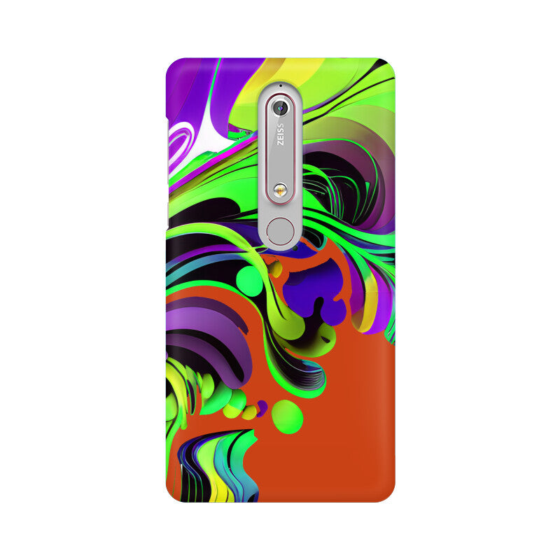 JOVIN-MV Nokia Sublimation Phone Case In Orange Floral All Models