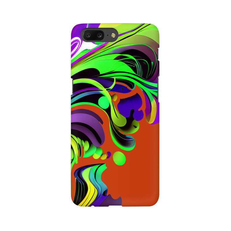 JOVIN-MV OnePlus Sublimation Phone Case In Orange Floral All Models