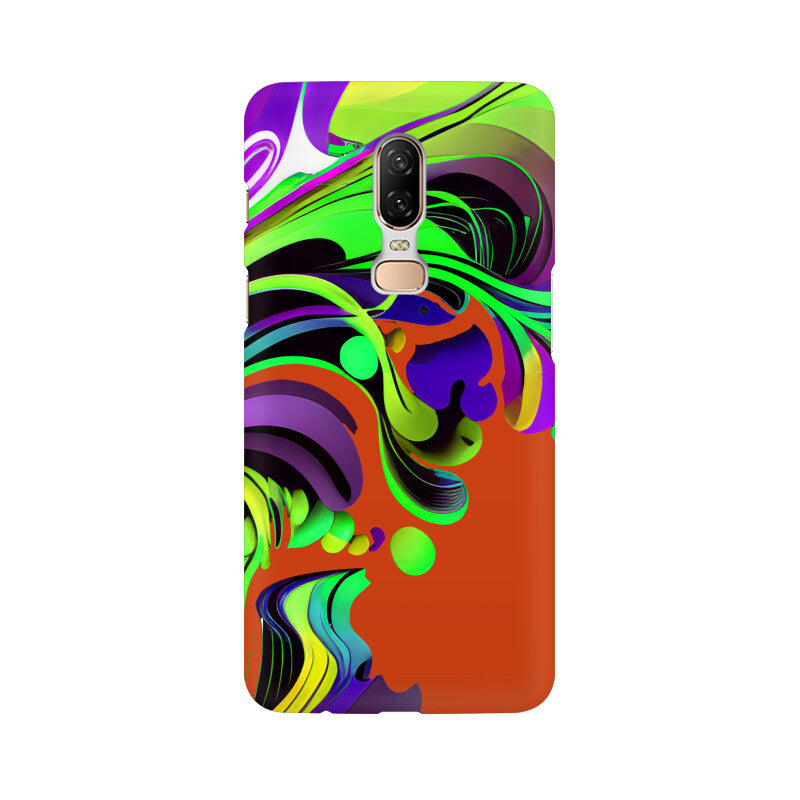 JOVIN-MV OnePlus Sublimation Phone Case In Orange Floral All Models