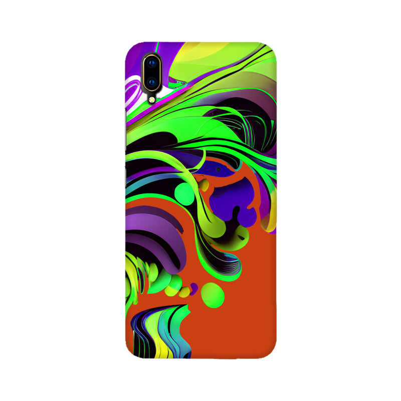 JOVIN-MV Vivo Sublimation Phone Case In Orange Floral All Models