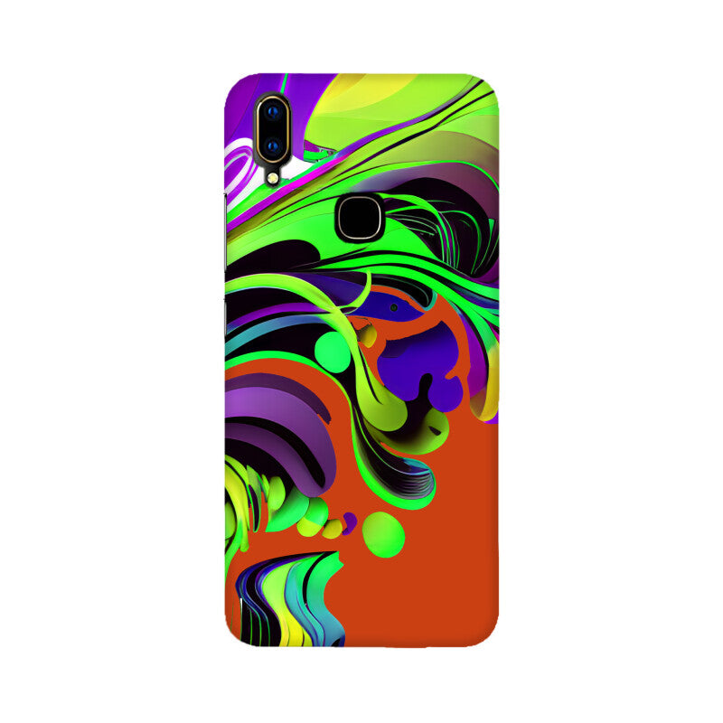 JOVIN-MV Vivo Sublimation Phone Case In Orange Floral All Models