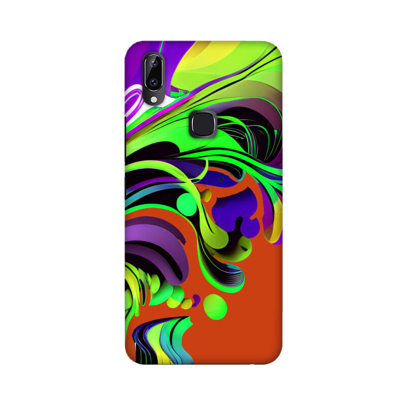 JOVIN-MV Vivo Sublimation Phone Case In Orange Floral All Models