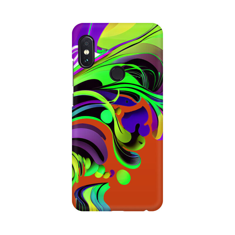 JOVIN-MV Xiaomi Redmi Sublimation Phone Case In Orange Floral All Models
