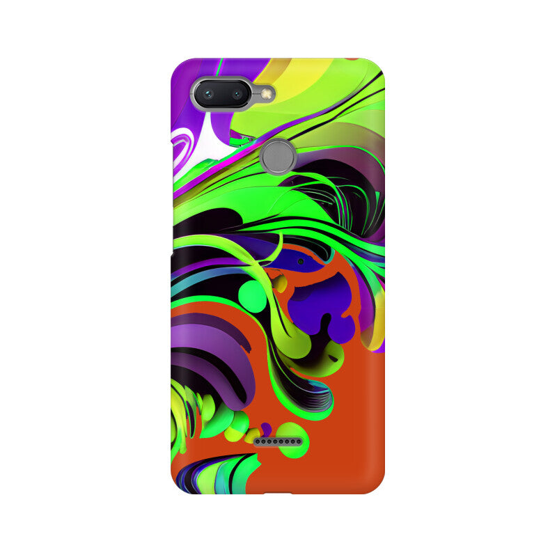 JOVIN-MV Xiaomi Redmi Sublimation Phone Case In Orange Floral All Models