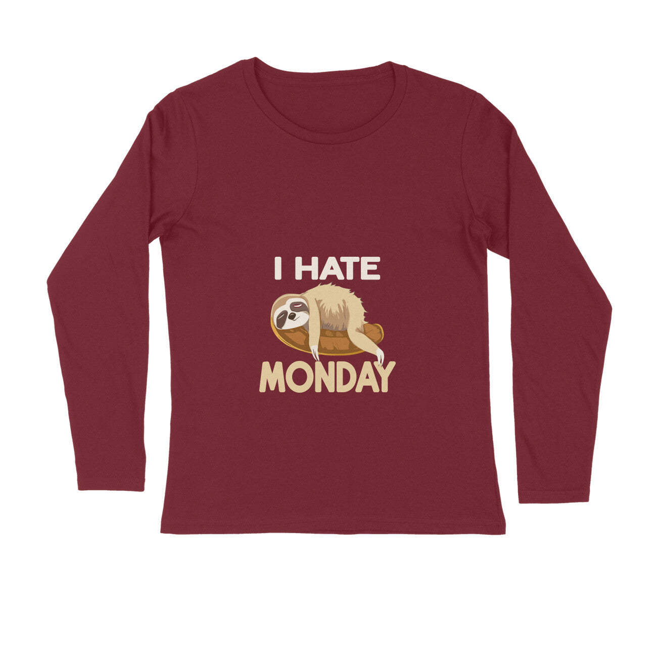 JOVIN-MV Men's Long Sleeve T Shirt "Hate Monday"