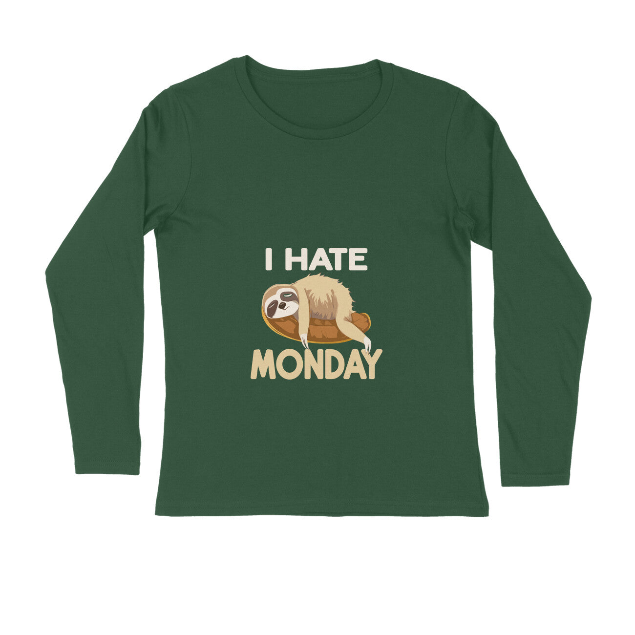 JOVIN-MV Men's Long Sleeve T Shirt "Hate Monday"