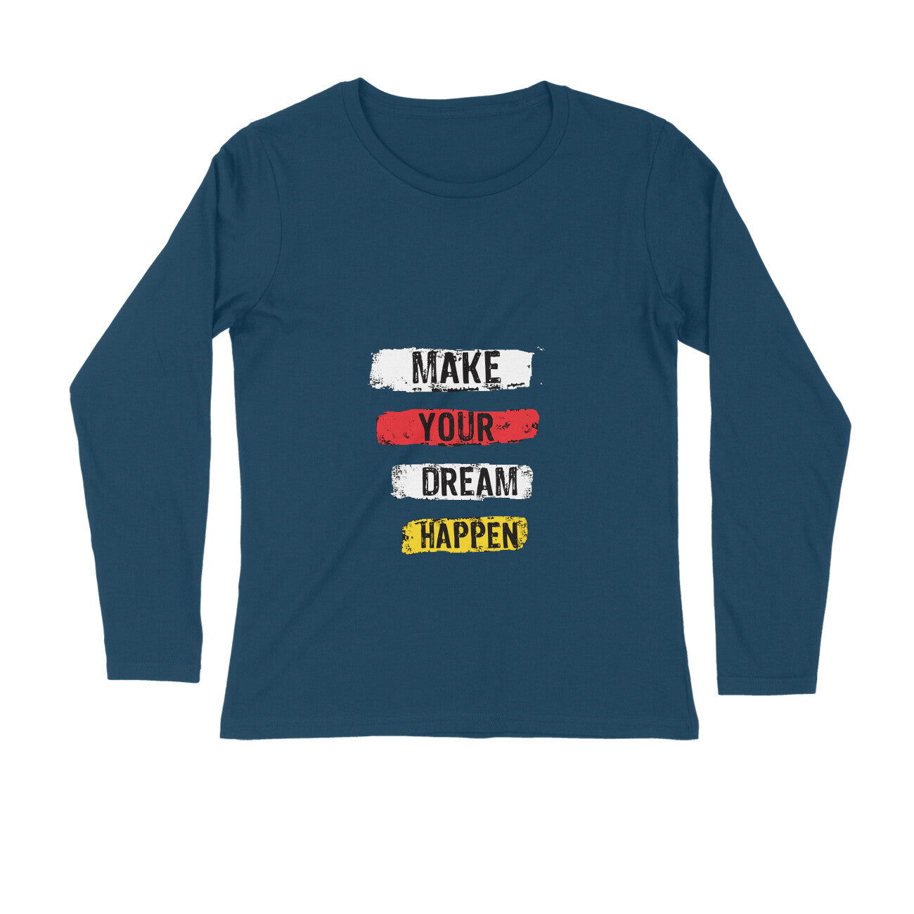JOVIN-MV Men's Long Sleeve T Shirt Make your Dream happen