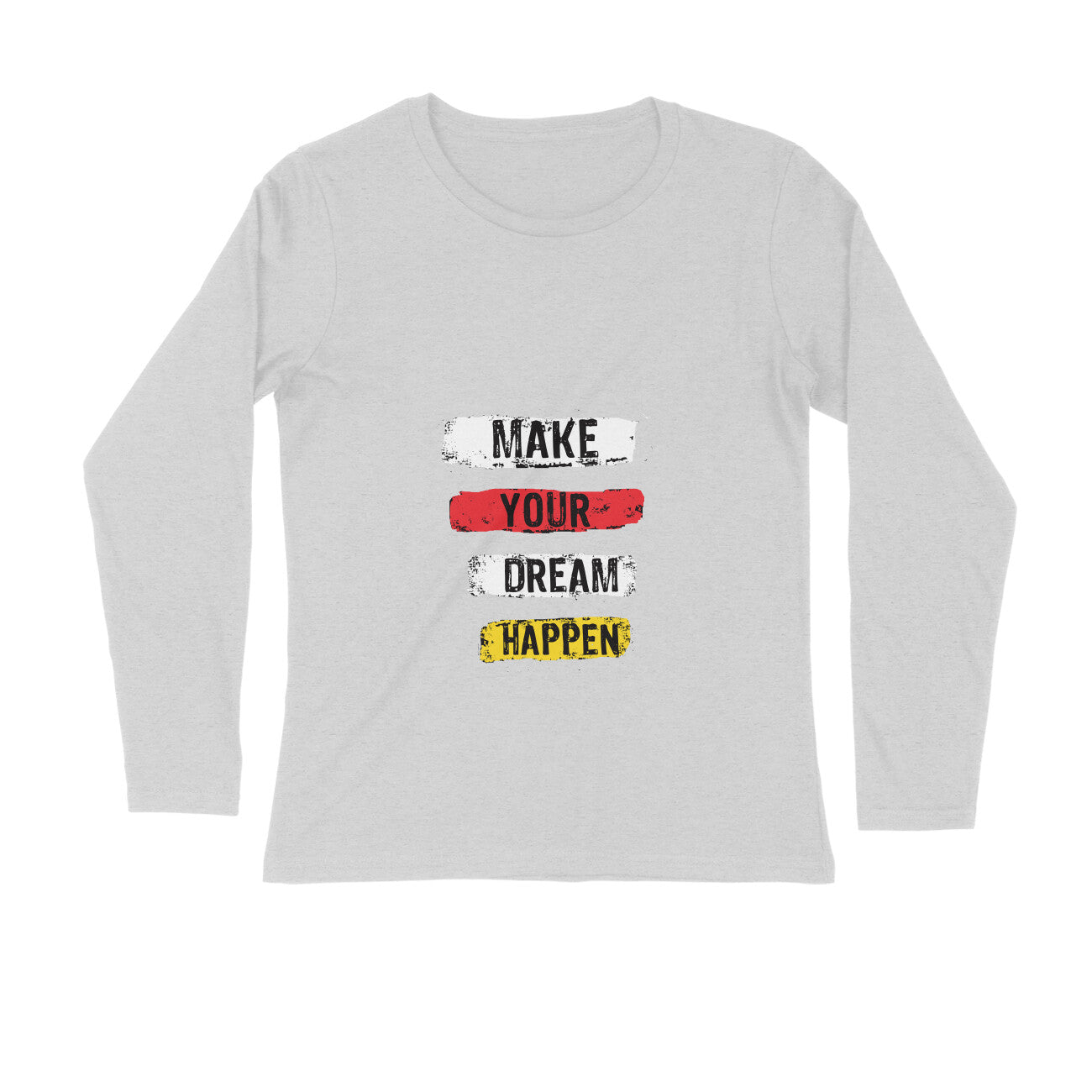 JOVIN-MV Men's Long Sleeve T Shirt Make your Dream happen