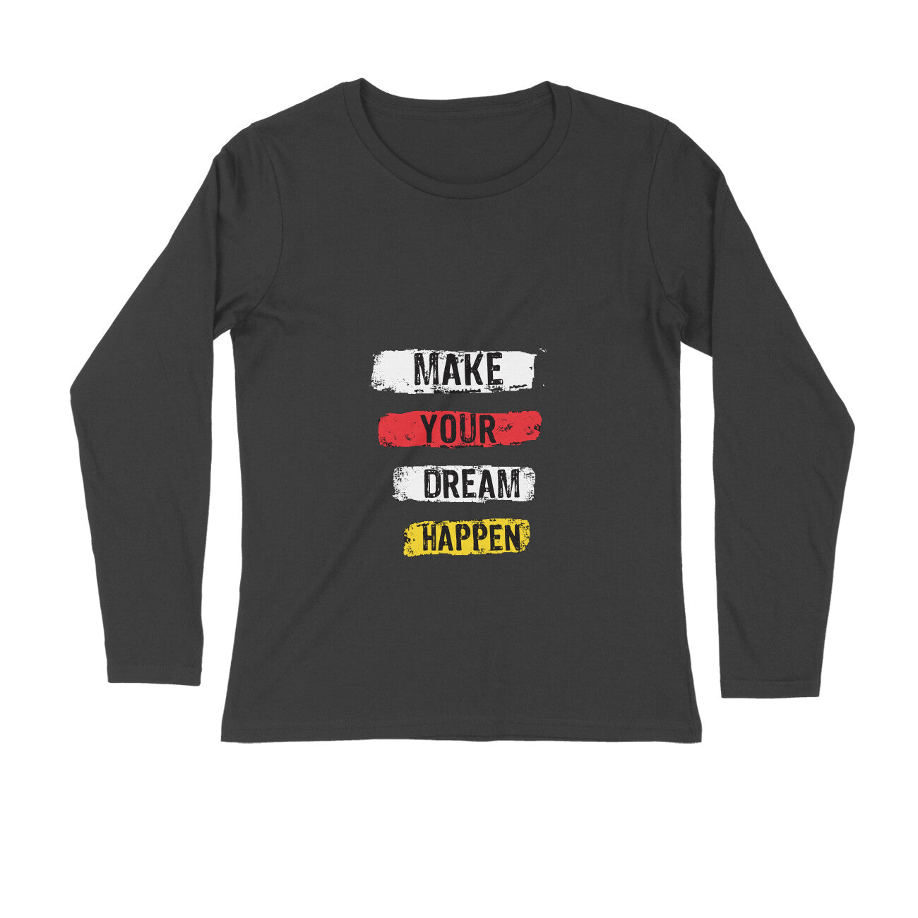 JOVIN-MV Men's Long Sleeve T Shirt Make your Dream happen