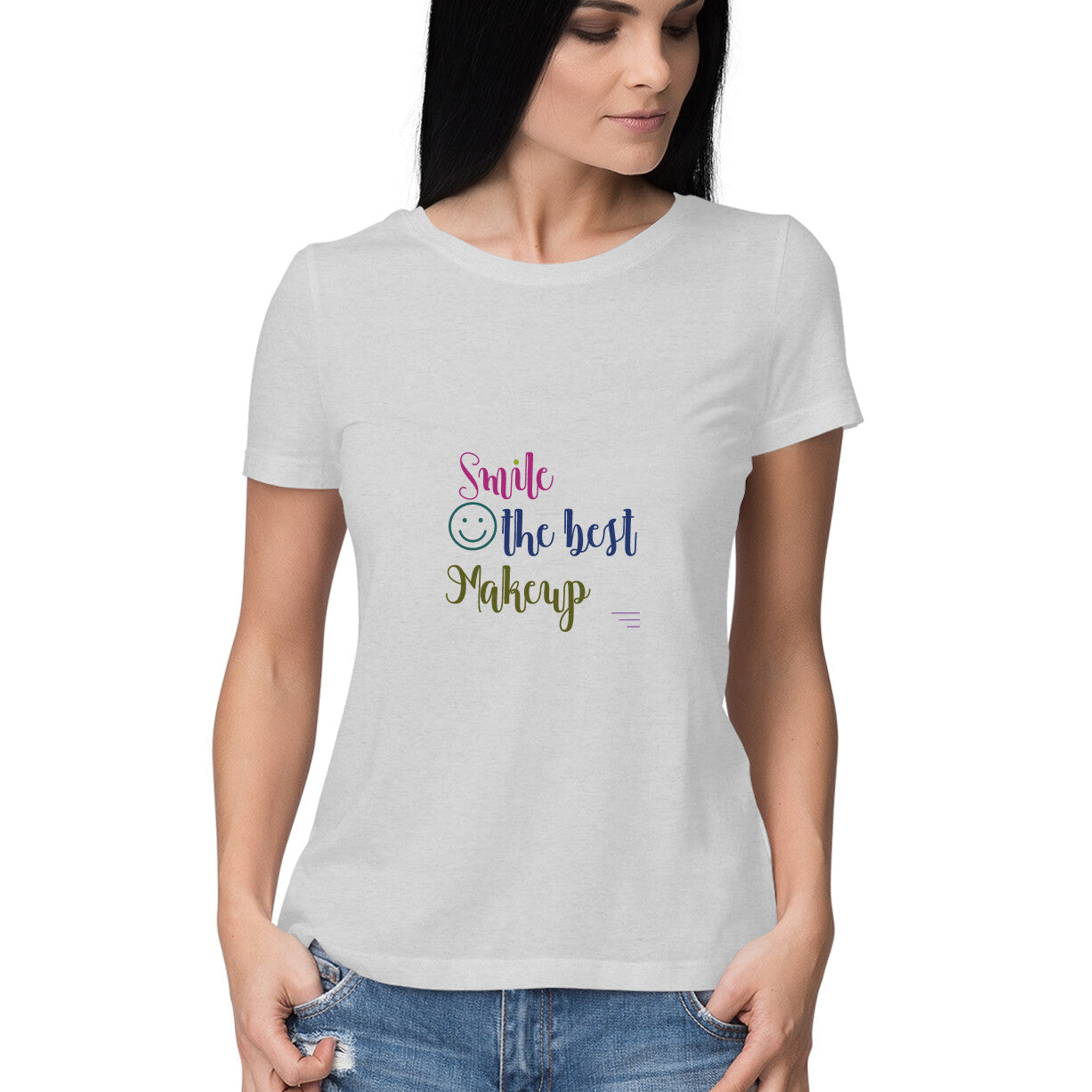 JOVIN-MV Women's Half Sleeve Round Neck T-Shirt