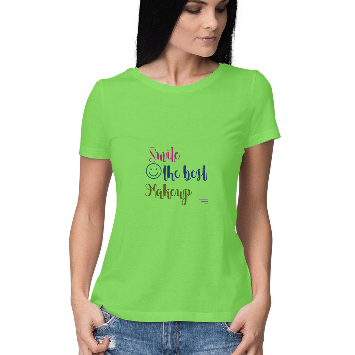JOVIN-MV Women's Half Sleeve Round Neck T-Shirt