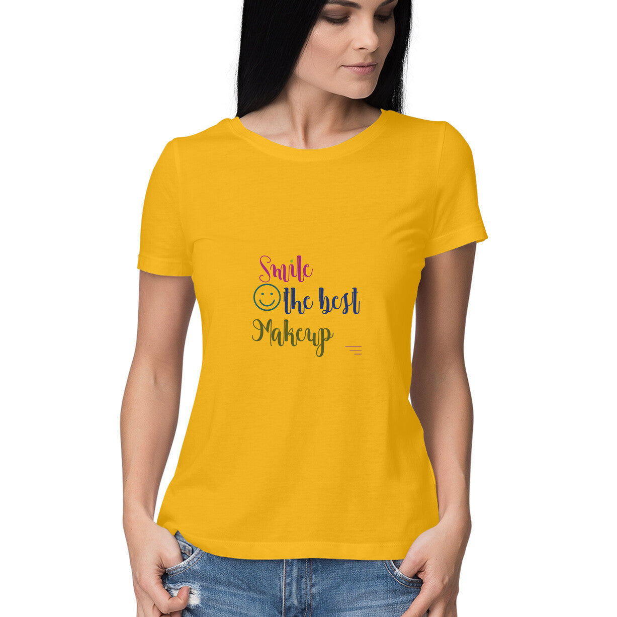 JOVIN-MV Women's Half Sleeve Round Neck T-Shirt