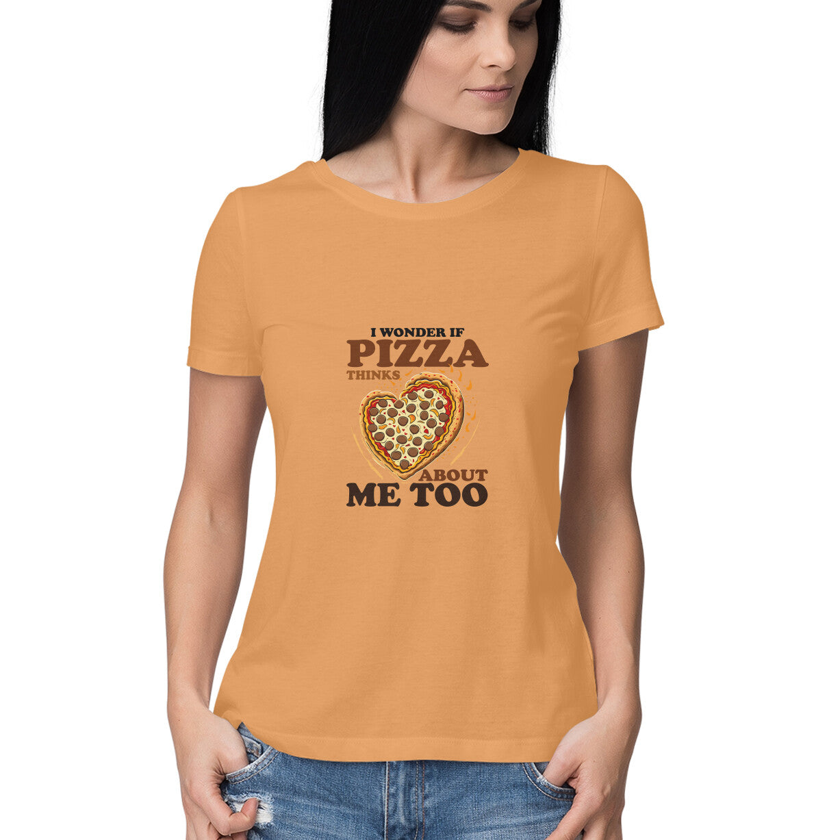 JOVIN-MV Women's Half Sleeve Round Neck T-Shirt
