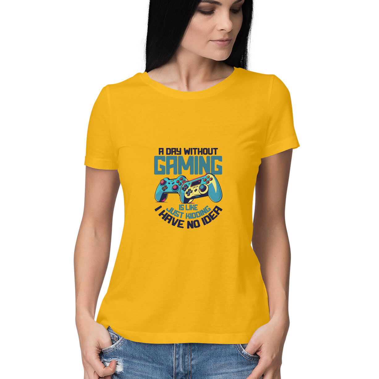 JOVIN-MV Women's Half Sleeve Round Neck T-Shirt