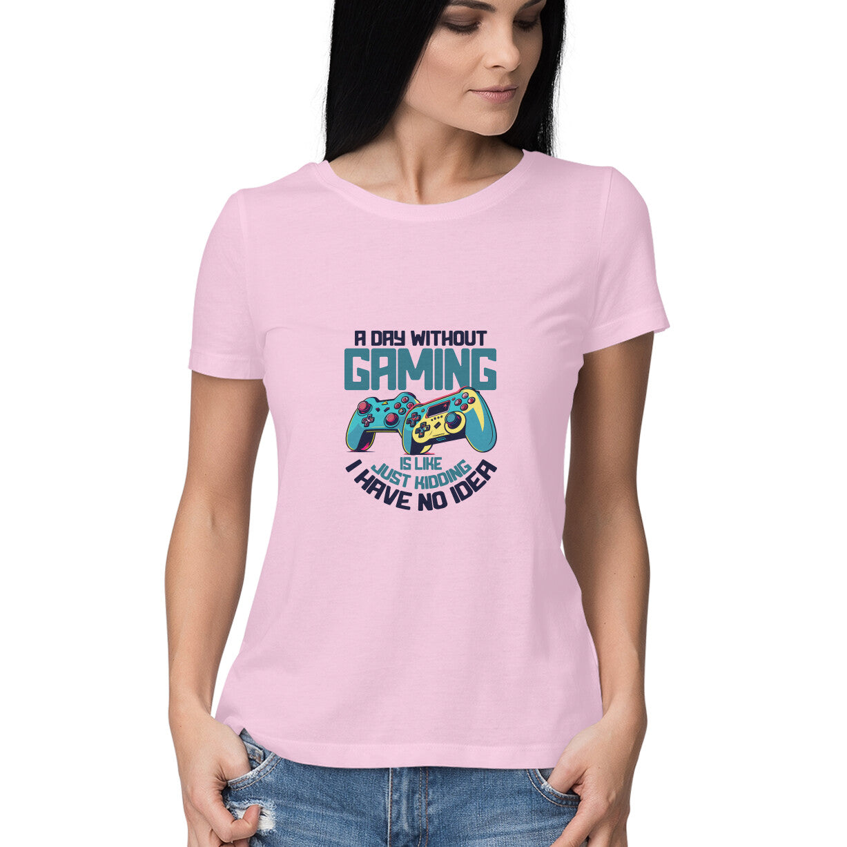 JOVIN-MV Women's Half Sleeve Round Neck T-Shirt