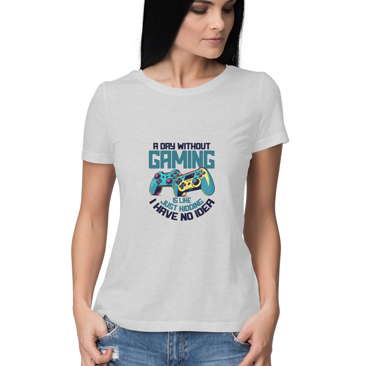 JOVIN-MV Women's Half Sleeve Round Neck T-Shirt