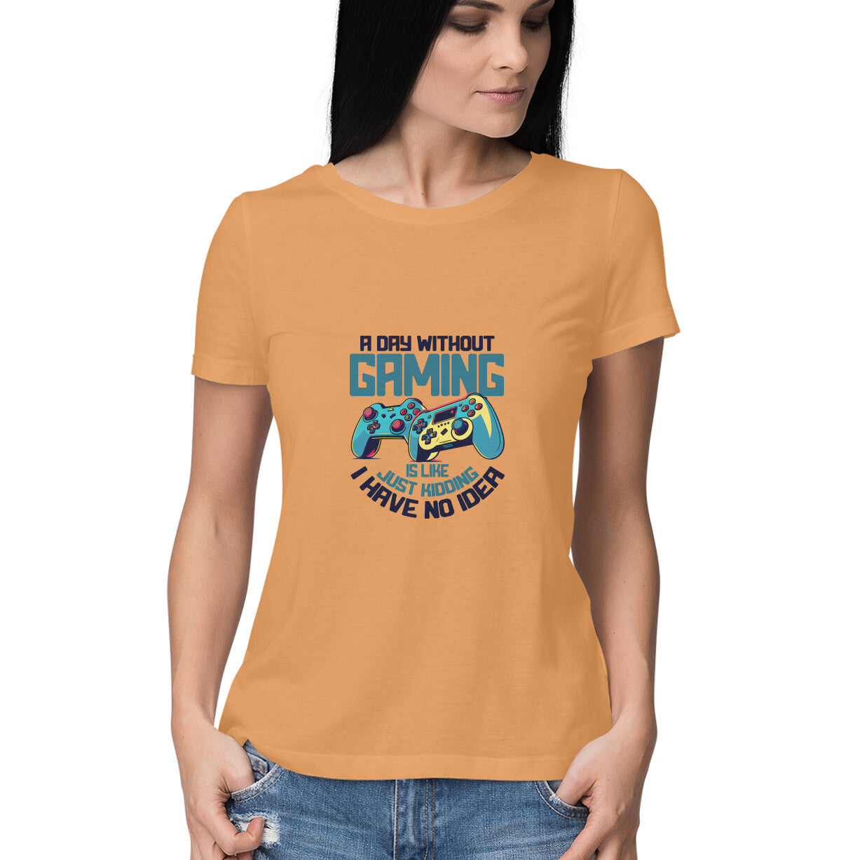 JOVIN-MV Women's Half Sleeve Round Neck T-Shirt