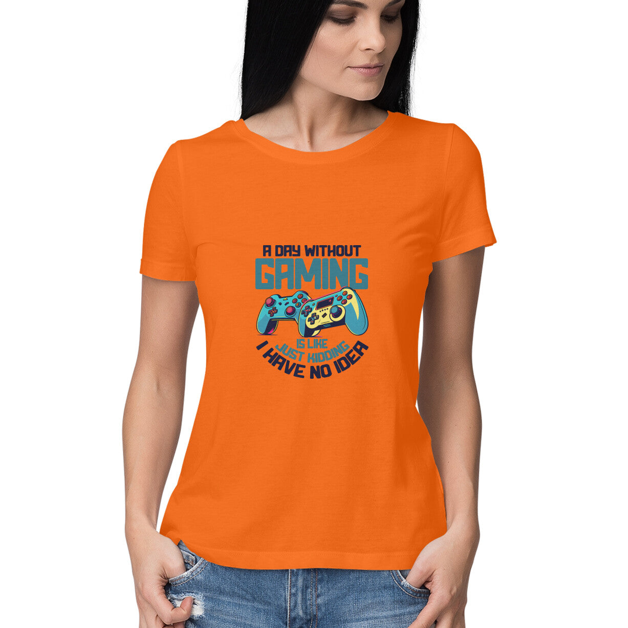 JOVIN-MV Women's Half Sleeve Round Neck T-Shirt