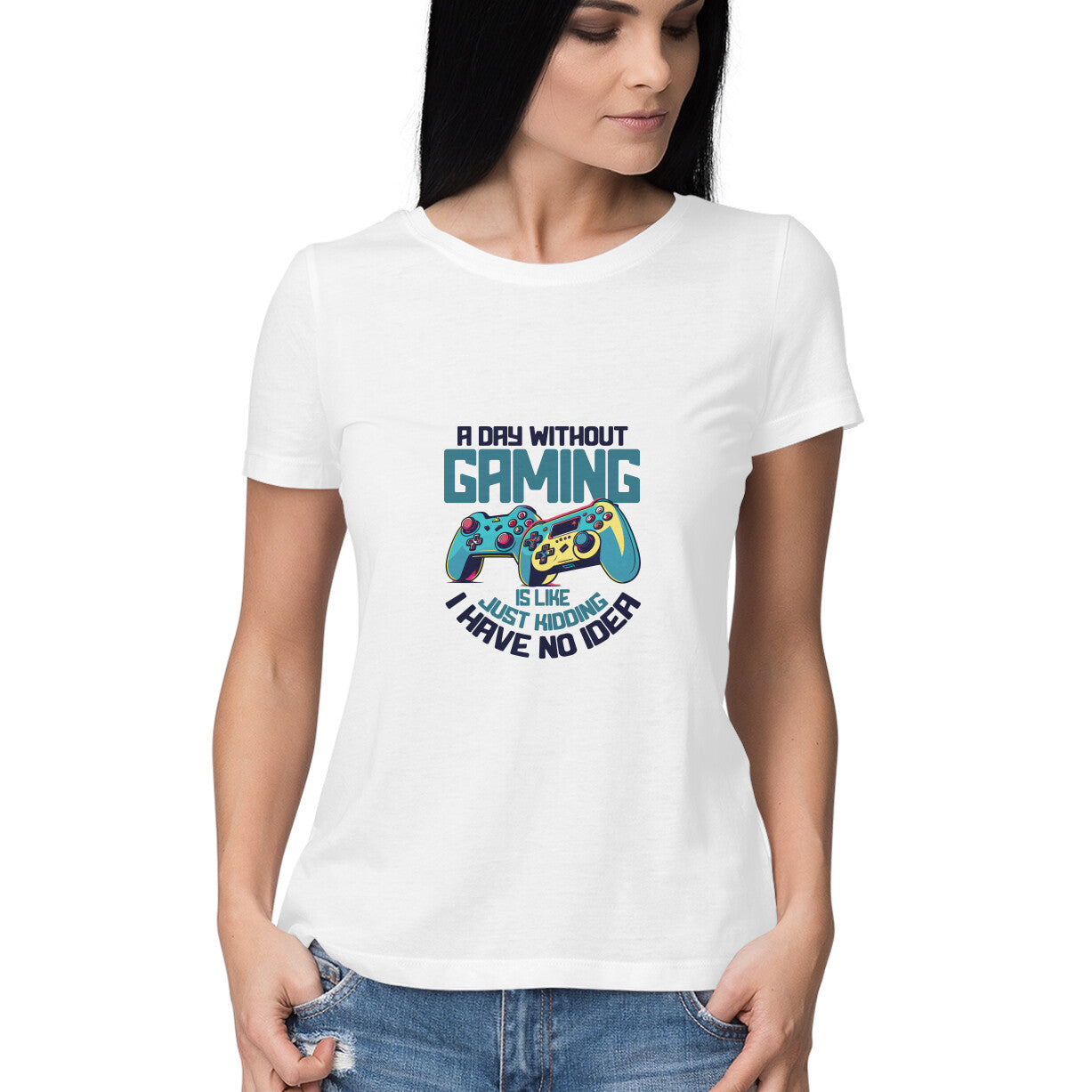 JOVIN-MV Women's Half Sleeve Round Neck T-Shirt
