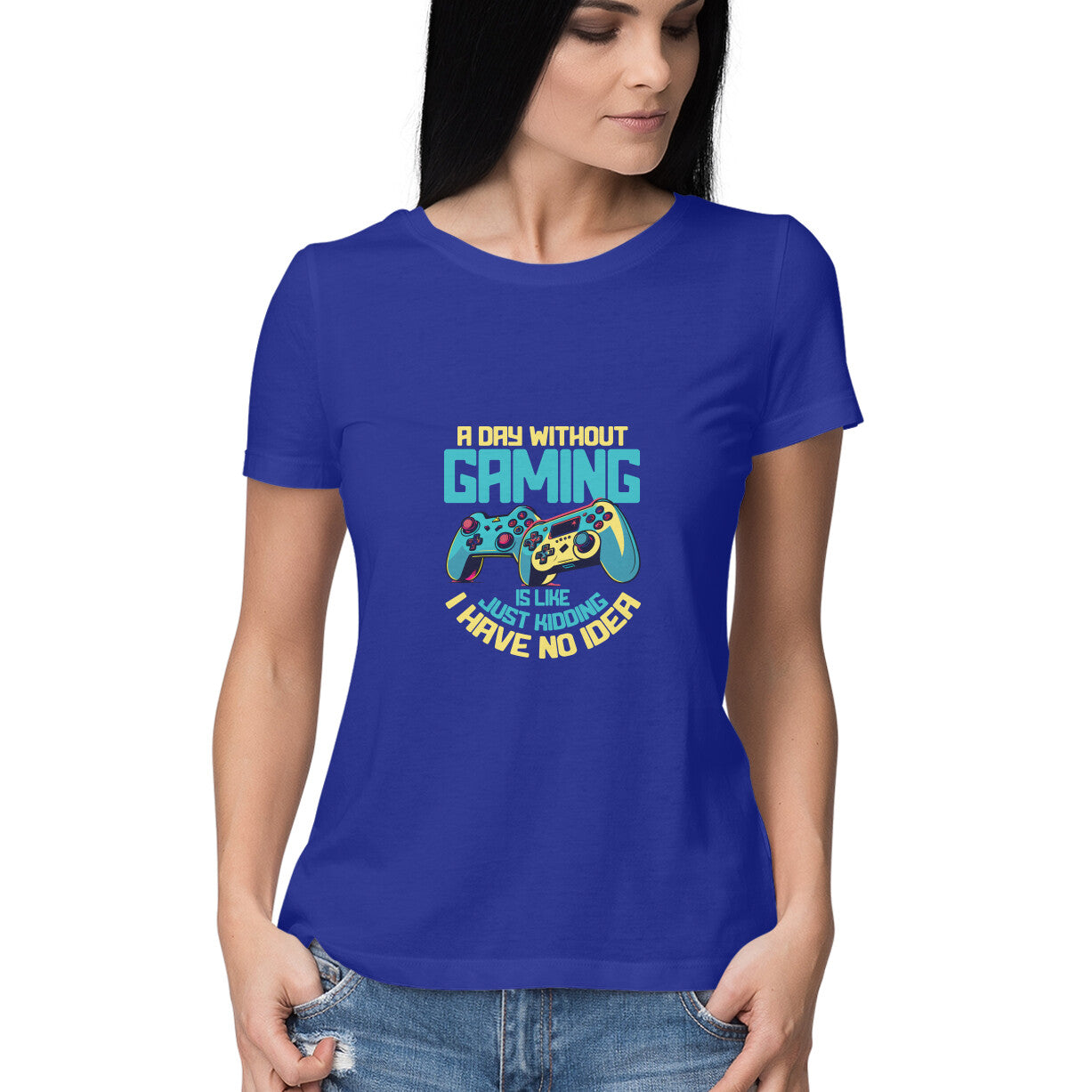 JOVIN-MV Women's Half Sleeve Round Neck T-Shirt