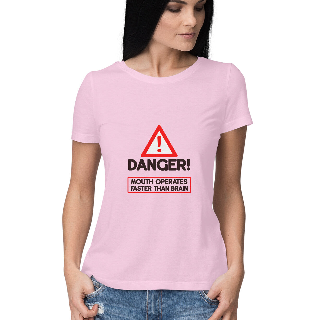 JOVIN-MV Women's Half Sleeve Round Neck T-Shirt