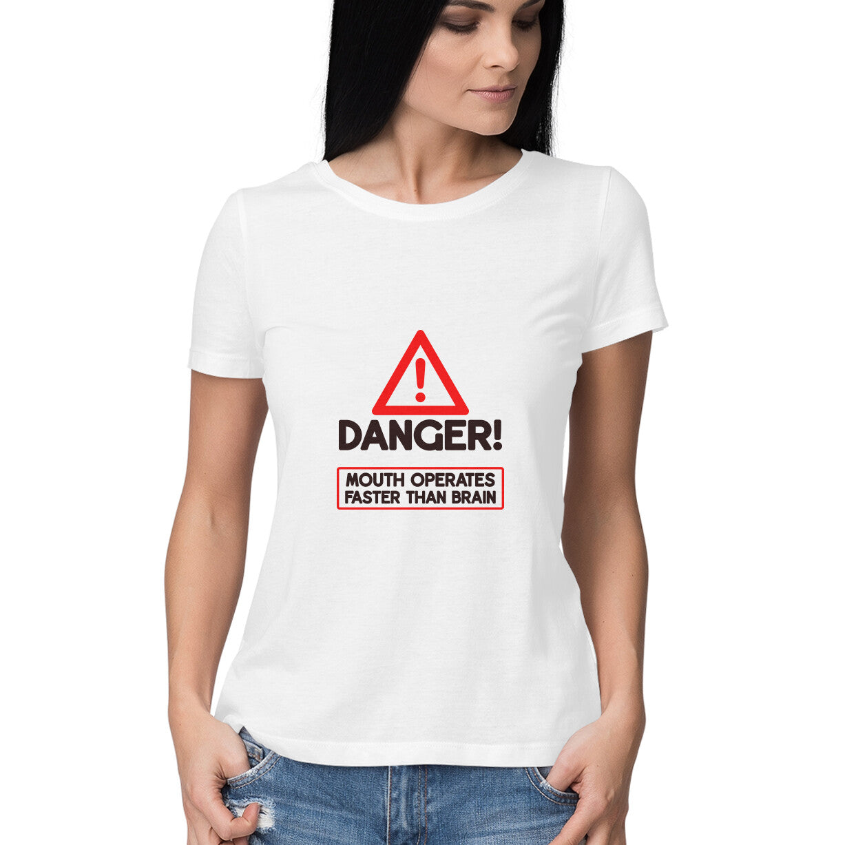 JOVIN-MV Women's Half Sleeve Round Neck T-Shirt
