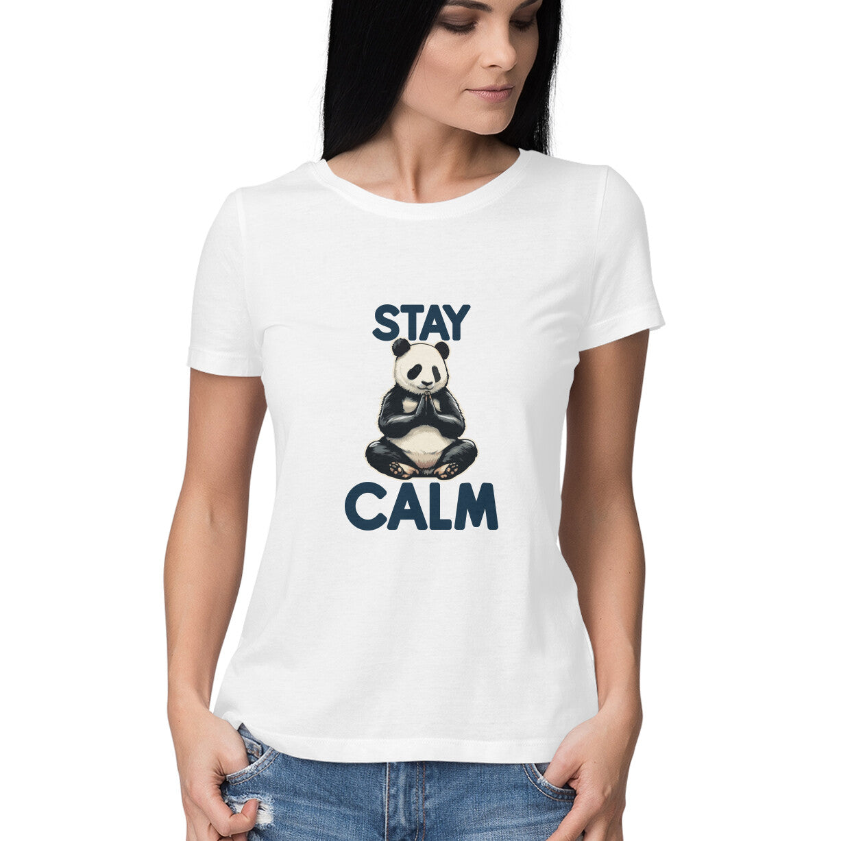 JOVIN-MV Women's Half Sleeve Round Neck T-Shirt