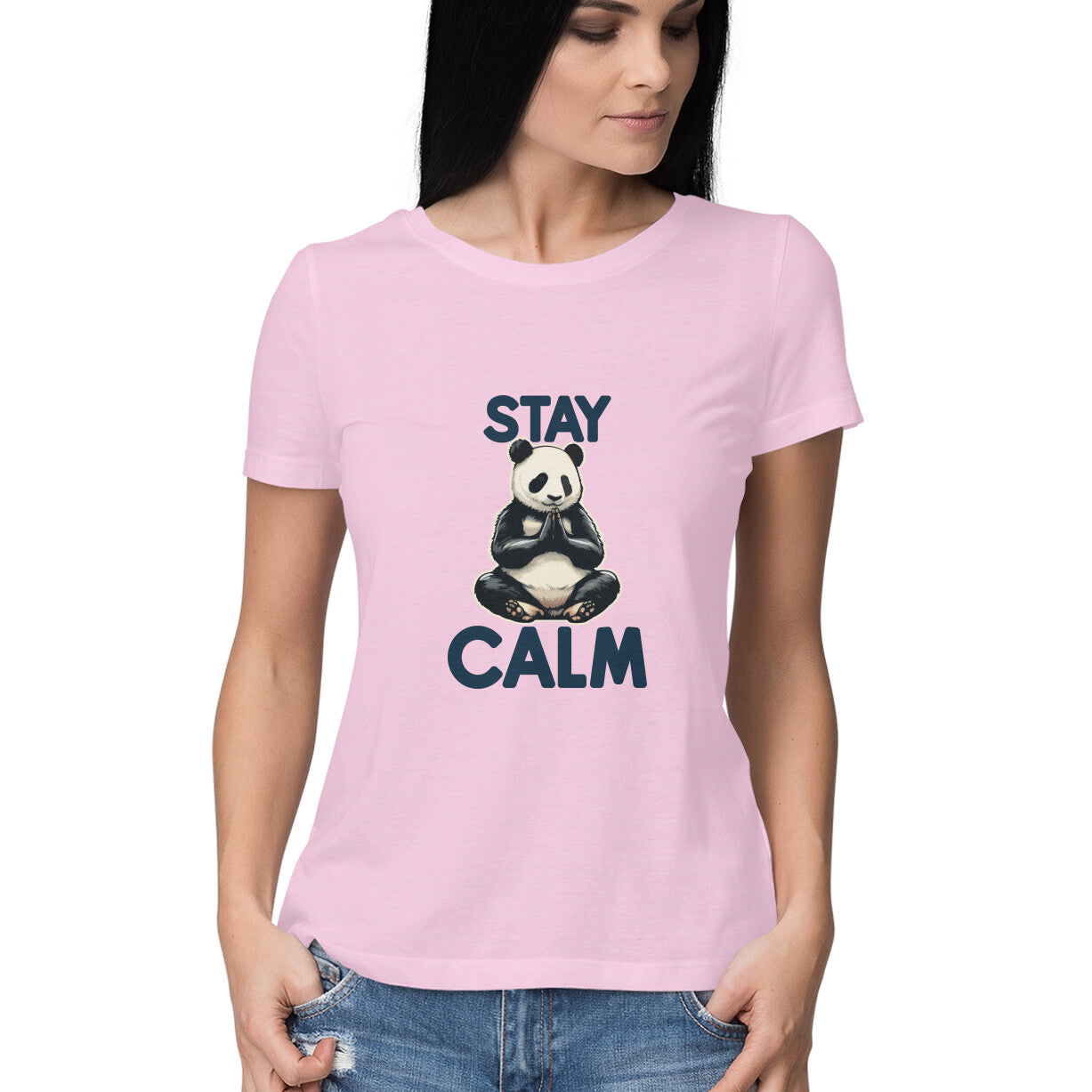 JOVIN-MV Women's Half Sleeve Round Neck T-Shirt